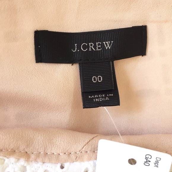 NWT J. Crew One Shoulder Eyelet Top - Picture 5 of 8